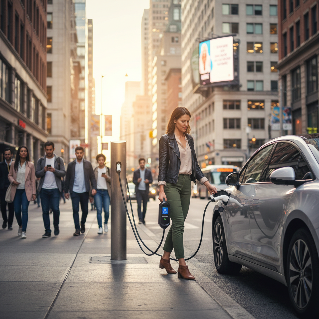 AFEEV 3.5/7KW Portable EV Charger Type2 IEC62196-2 Electric Car Charger 16A EVSE Fast Charging Cable WiFi APP Bluetooth Control